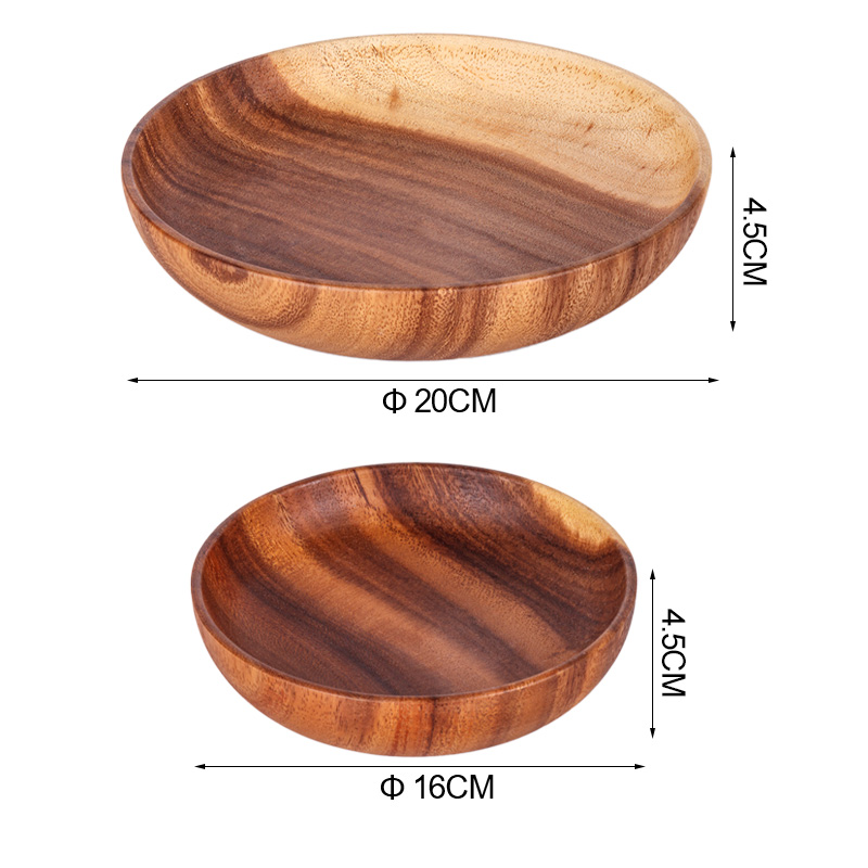 Acacia Wood Salad Bowl