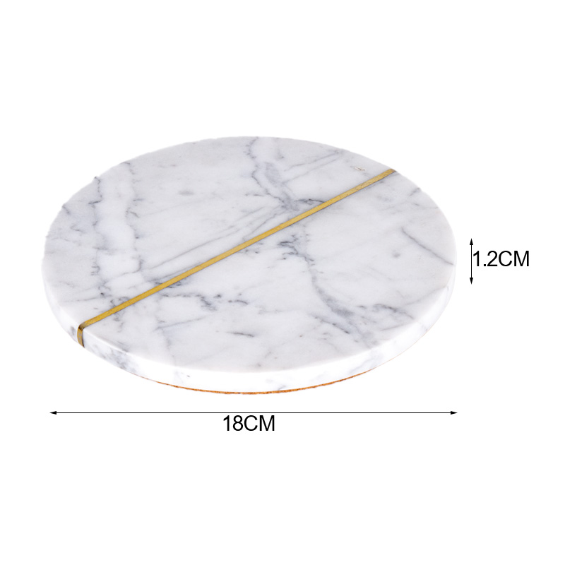 Custom Round Marble Coaster