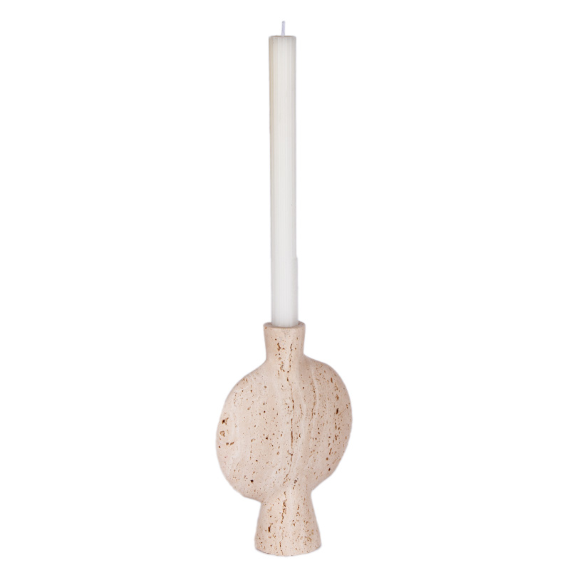 Marble Pillar Candle Holders