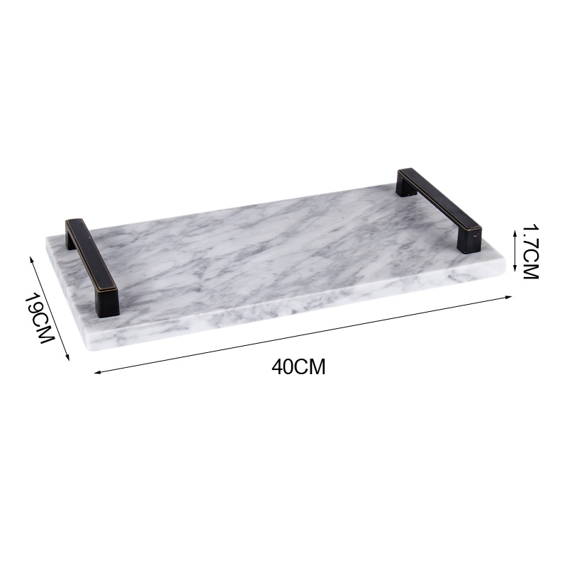 Marble Tray With Handle