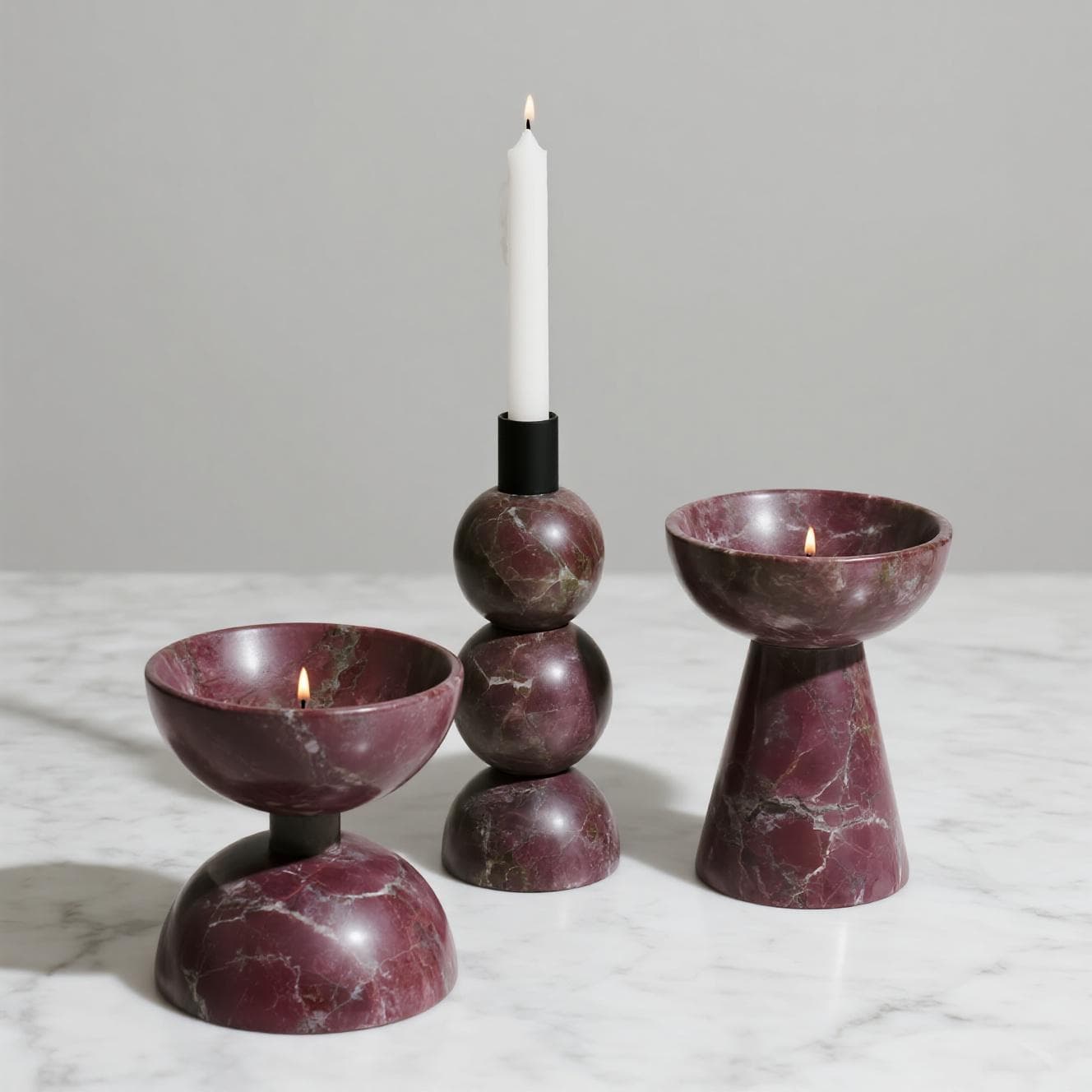 Marble Votive Candle Holder