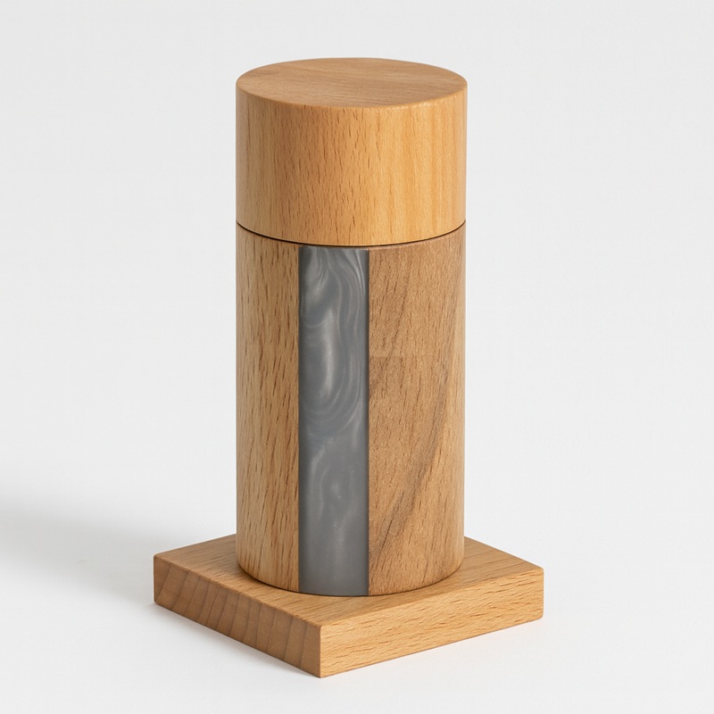 برطمان توابل مصنوع من الخشب والراتنج: سلسلة من مبادئ العمل والحرفية (الجزء 1: الأدوات المنزلية المصنوعة من الخشب والراتنج: لماذا هي رائجة لدى المشترين العالميين)